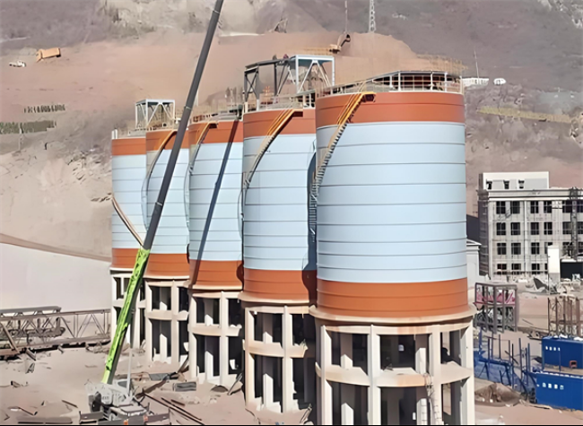 岚皋高架钢板仓